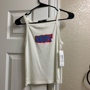 Obey Cropped Tank Top